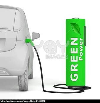 Energy Green Power A Battery As Fuel Pump Fuels An E Car