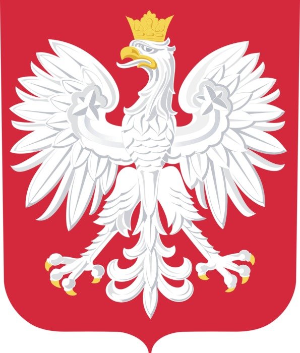 Polish Flag With Eagle drawing