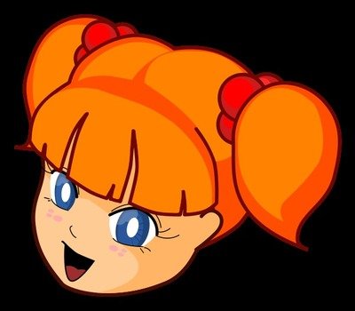 Redhead Anime Girl Clipart Medium Size
