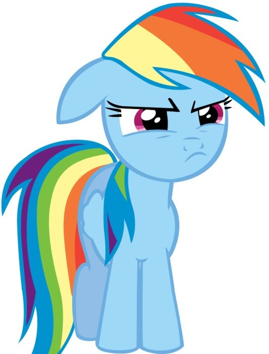 Rainbow Dash Angry