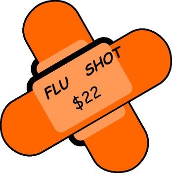 Flu Shot Band Aid Clip Art N2