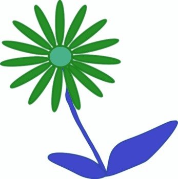 Daisies Flower Outline Clip Art N7