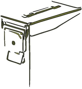 Ammo Can Black And White Art