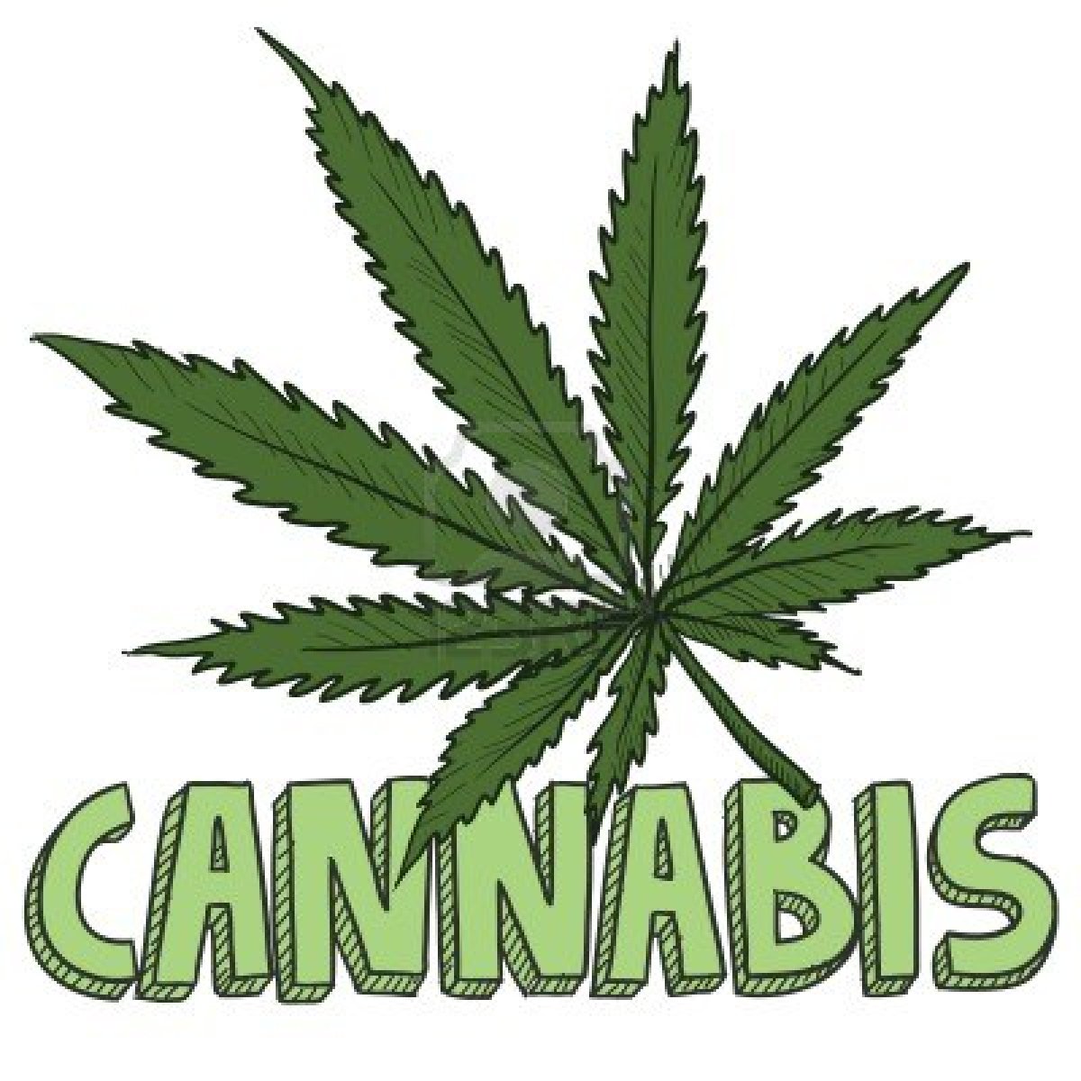 Clip art of green cannabis free image download