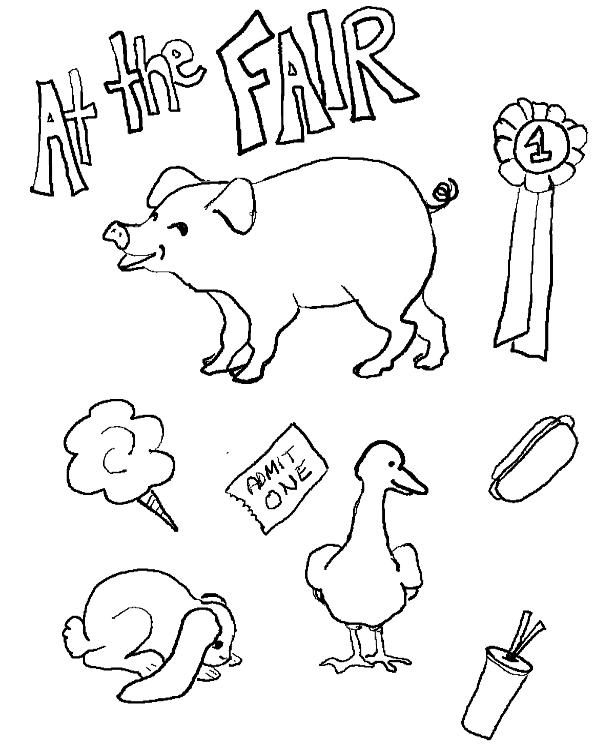 County Fair Coloring Pages Printable free image download