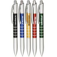 Colorful metal ballpoint pens