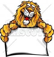 Lion Mascot Clip Art N30