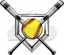 Fastpitch Clipart Logo Image ndash Softball Design 1359