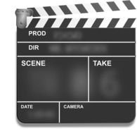 Movie Clapper Clip Art N4