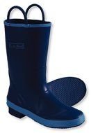 navy blue rubber boots