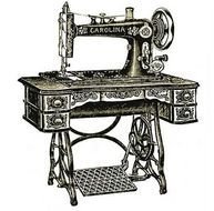Vintage Sewing Machine Clip Art N2