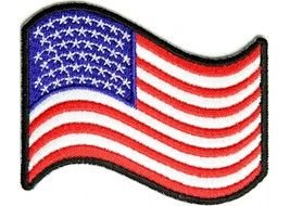 American Flag Page Border drawing