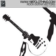 Rock And Roll Guitar Outline