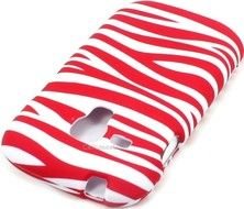 Red And White Zebra Print
