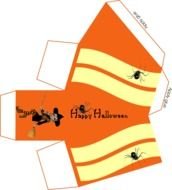 happy halloween as a paper craft