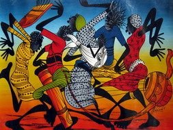 African Dance drawing