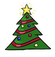 Christmas Tree Drawing N3