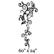 black vertical pattern