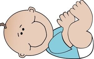 Cartoon Girl Laying Down N2