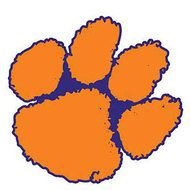 Clemson Tiger Paw Print N3