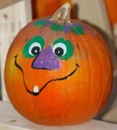Painted Pumpkin Faces