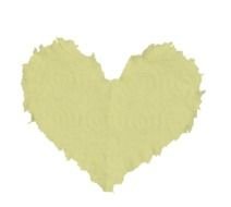 Torn Paper heart at black background