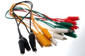 Jumper Wires With Alligator drawing