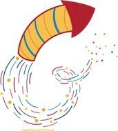 Firework Rocket Clip Art N13