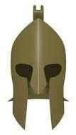 isolate Spartan helmet