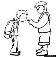 Bullying Coloring Pages N2