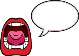 Speaking Clip Art N6