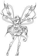 Winx Club Coloring Pages drawing
