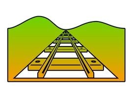 Train Track Clip Art N33