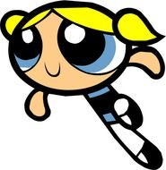 Powerpuff Girl Bubbles Cartoon
