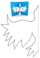 template to create a paper bird