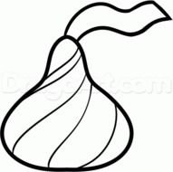 Hershey Kisses Coloring Pages N2