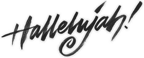 Hallelujah Clip Art N10