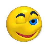Smiley Wink Face Emoji N2