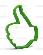 Green Thumbs Up Clip Art N21