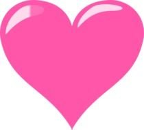 Pink Heart Clip Art N89