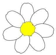 Daisy Flower Clip Art Free N6