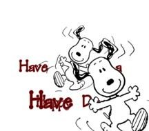 Happy Snoopy Clip Art N4