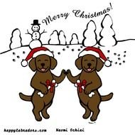 Black Lab Cartoon N3