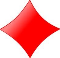 Red Diamond Sign clipart