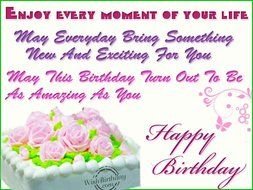 Clipart of Happy Birthday Wishes
