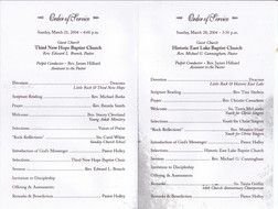 Church Anniversary Programs Templates drawing