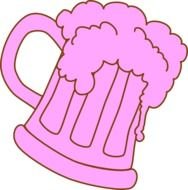 Beer Mug Outline Clip Art N2