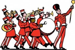 ClipArt Vettoriali Marching Band