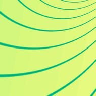 Pattern Of Curved Green Lines