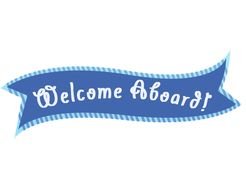 Welcome Aboard Sign